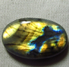 New Madagascar - LABRADORITE - Oval Cabochon Huge size - 28x45 mm Gorgeous Strong Multy Fire